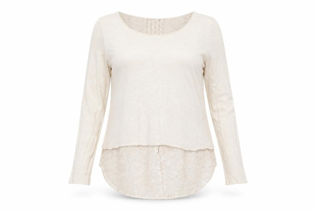 Mint Velvet Women's Ivory Linen Floral Tunic Blouse Size 10