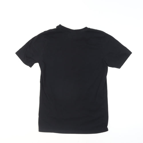 Everlast Men's Black Cotton Crew Neck Graphic Sports T-Shirt Size S
