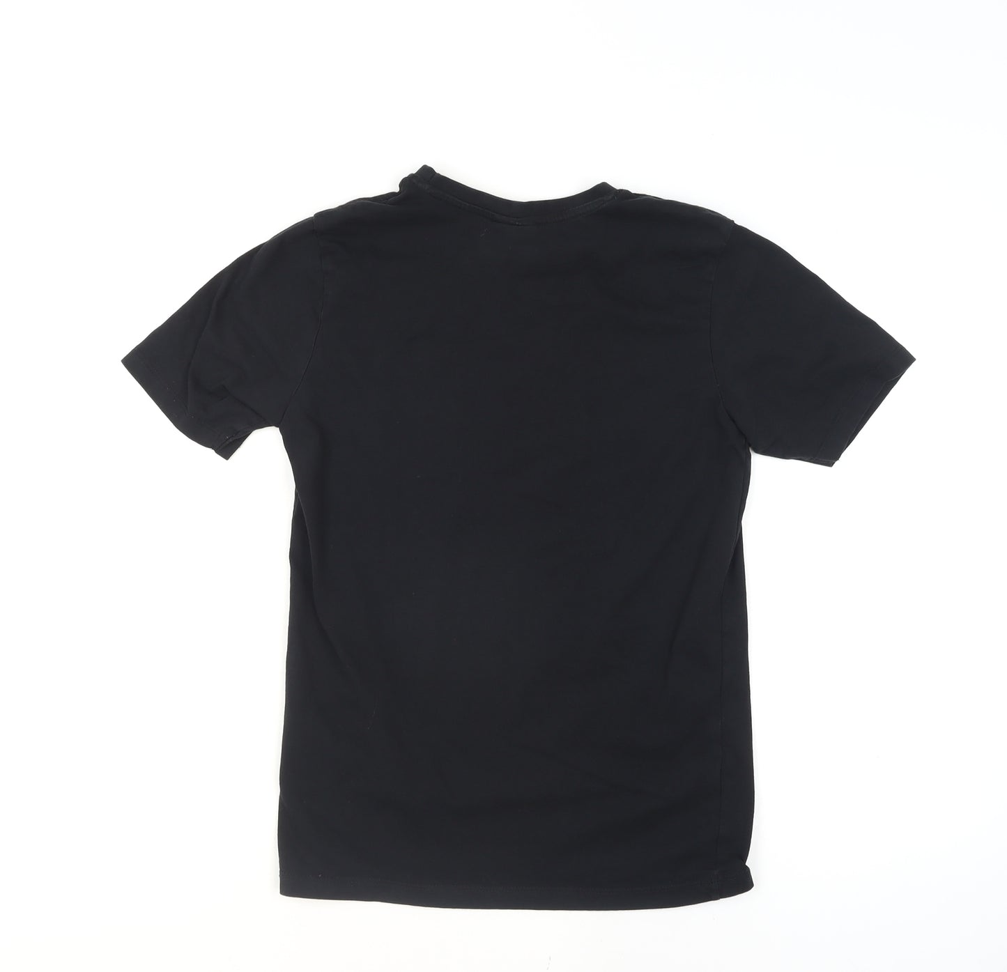 Everlast Men's Black Cotton Crew Neck Graphic Sports T-Shirt Size S