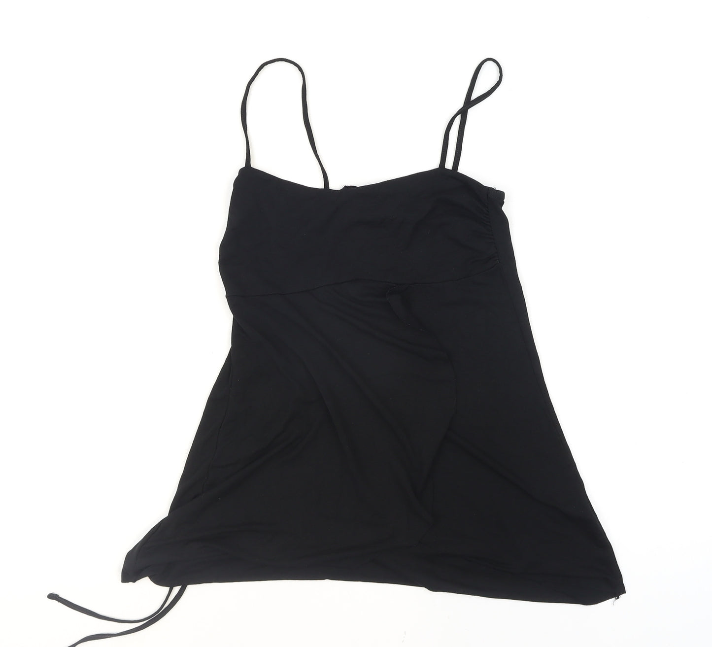 New Look Women’s Black Camisole Tank Top Size 8 Viscose Stretch