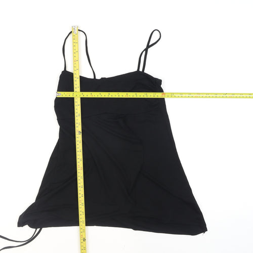 New Look Women’s Black Camisole Tank Top Size 8 Viscose Stretch