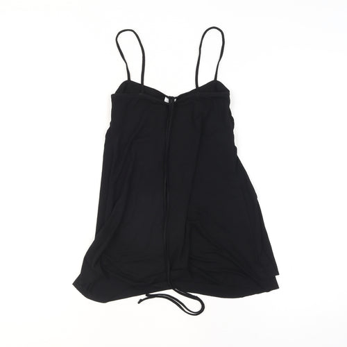 New Look Women’s Black Camisole Tank Top Size 8 Viscose Stretch