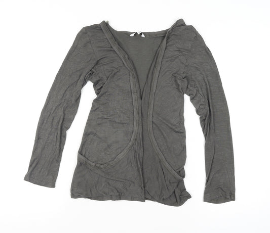 New Look Women’s Grey Long Sleeve Open Cardigan Size 14