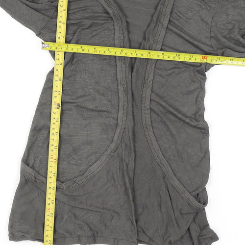 New Look Women’s Grey Long Sleeve Open Cardigan Size 14