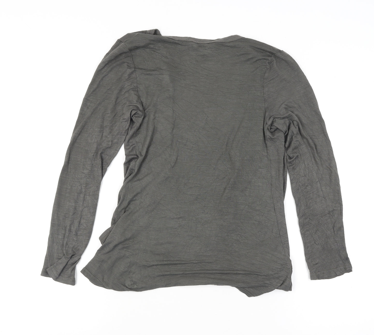 New Look Women’s Grey Long Sleeve Open Cardigan Size 14