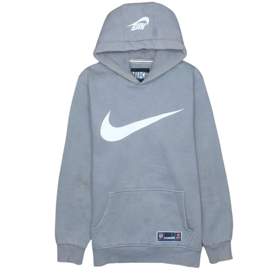 Nike Men’s Grey Pullover Hoodie XL Graphic Logo NFL Fleece