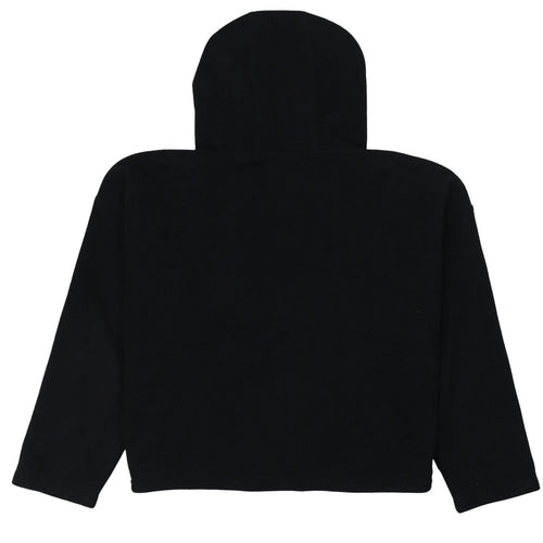 Champion Women Black Small 1/4 Zip Fleece Hoodie Pullover Casual