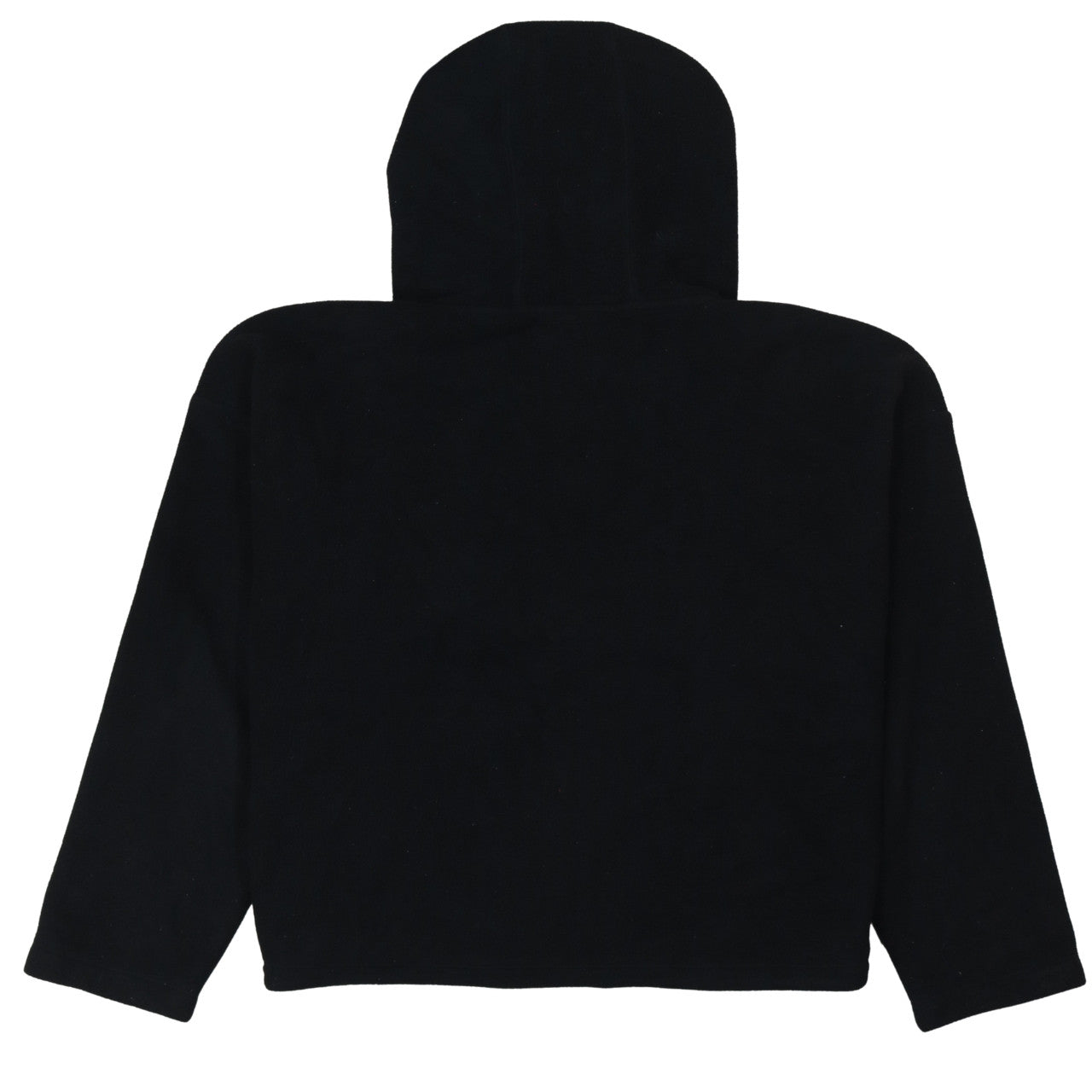 Champion Women Black Small 1/4 Zip Fleece Hoodie Pullover Casual