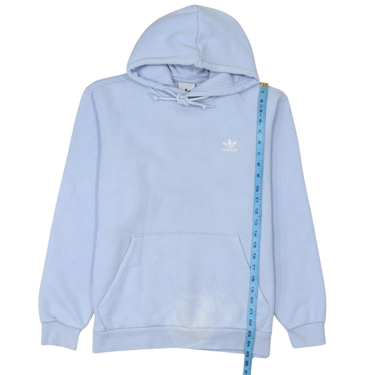 Adidas Mens Blue XS Pullover Hoodie Regular Fit Sportswear