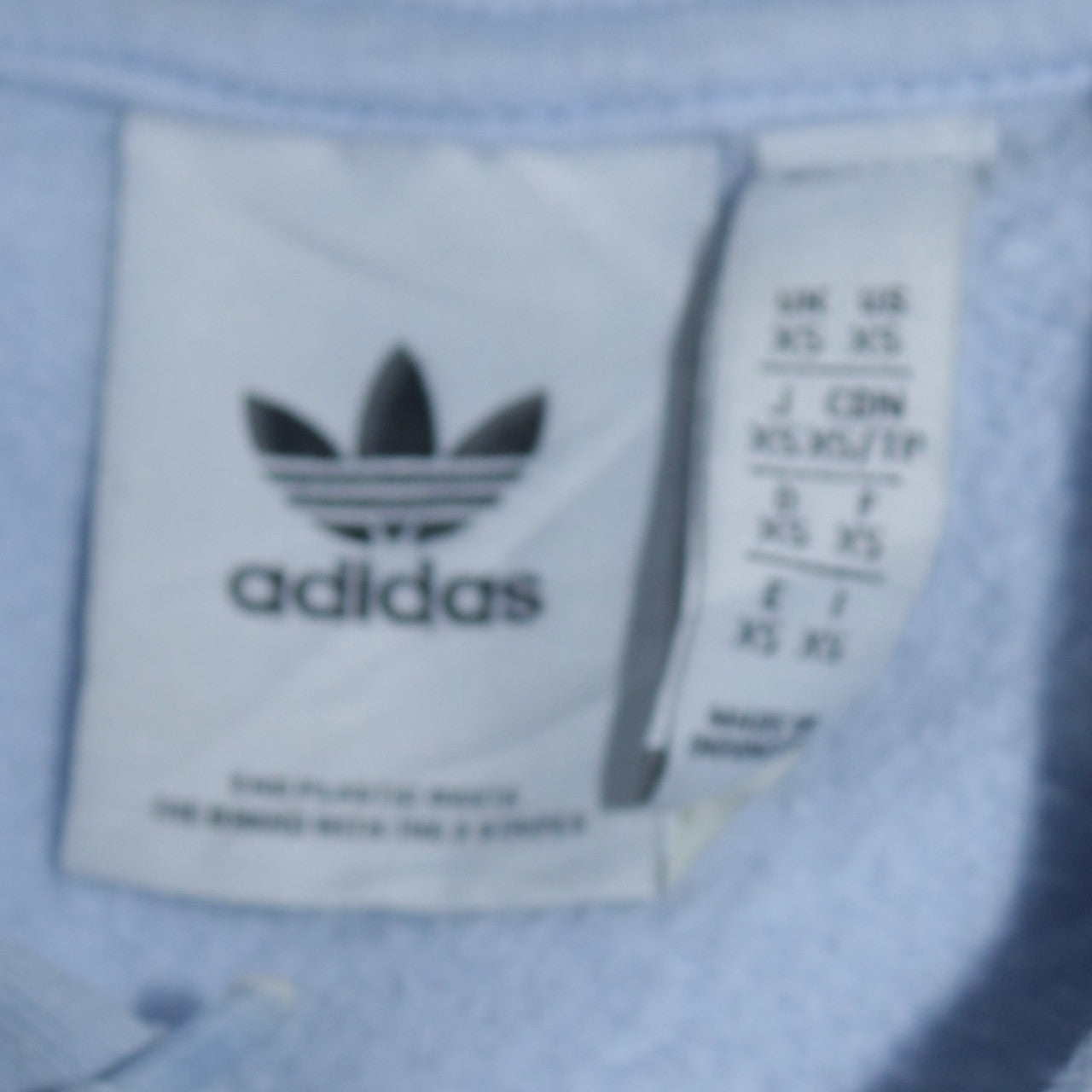 Adidas Mens Blue XS Pullover Hoodie Regular Fit Sportswear