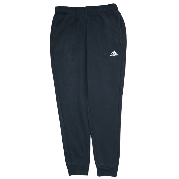 adidas Mens Black Jogger Sweatpants M Regular Fit Fleece Activewear