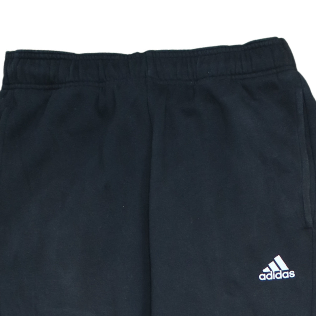adidas Mens Black Jogger Sweatpants M Regular Fit Fleece Activewear