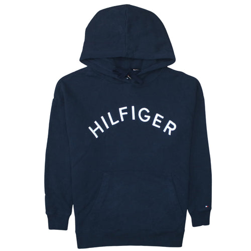 Tommy Hilfiger Men's Navy Blue XS Pullover Hoodie Cotton Sweatshirt