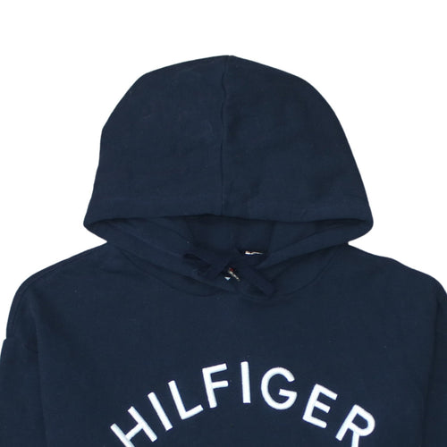 Tommy Hilfiger Men's Navy Blue XS Pullover Hoodie Cotton Sweatshirt