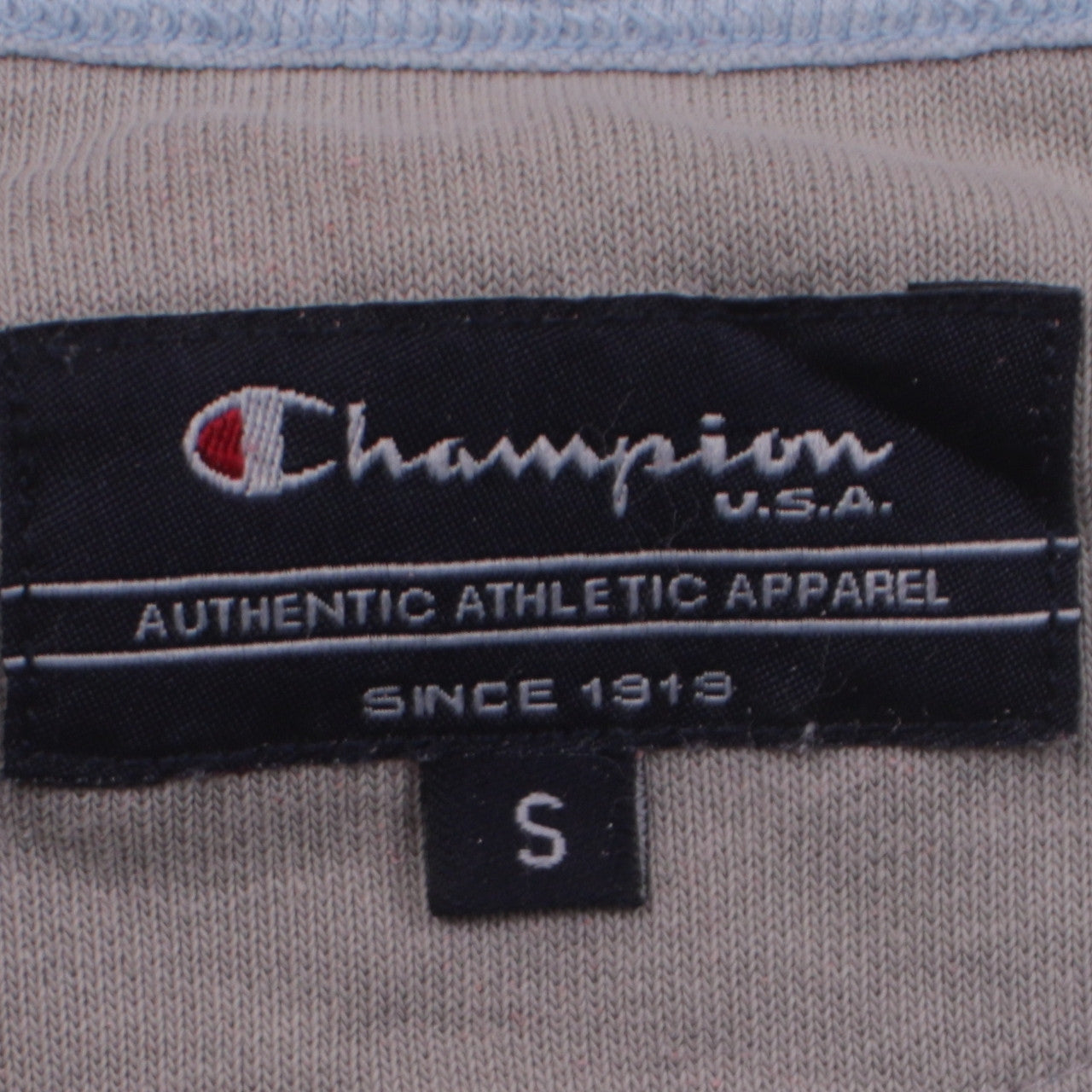 Champion Men's Blue Small Pullover Sweatshirt Embroidered Logo