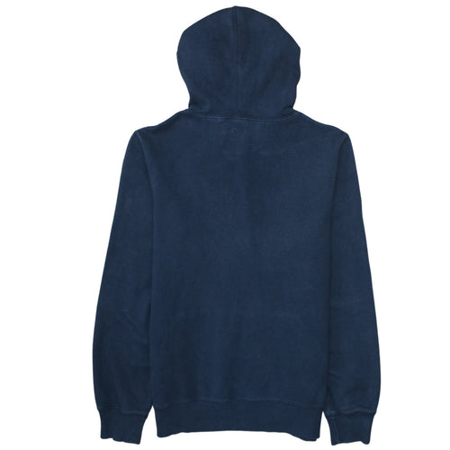 Nike Men's Blue Pullover Hoodie Small Fleece Logo Sweatshirt