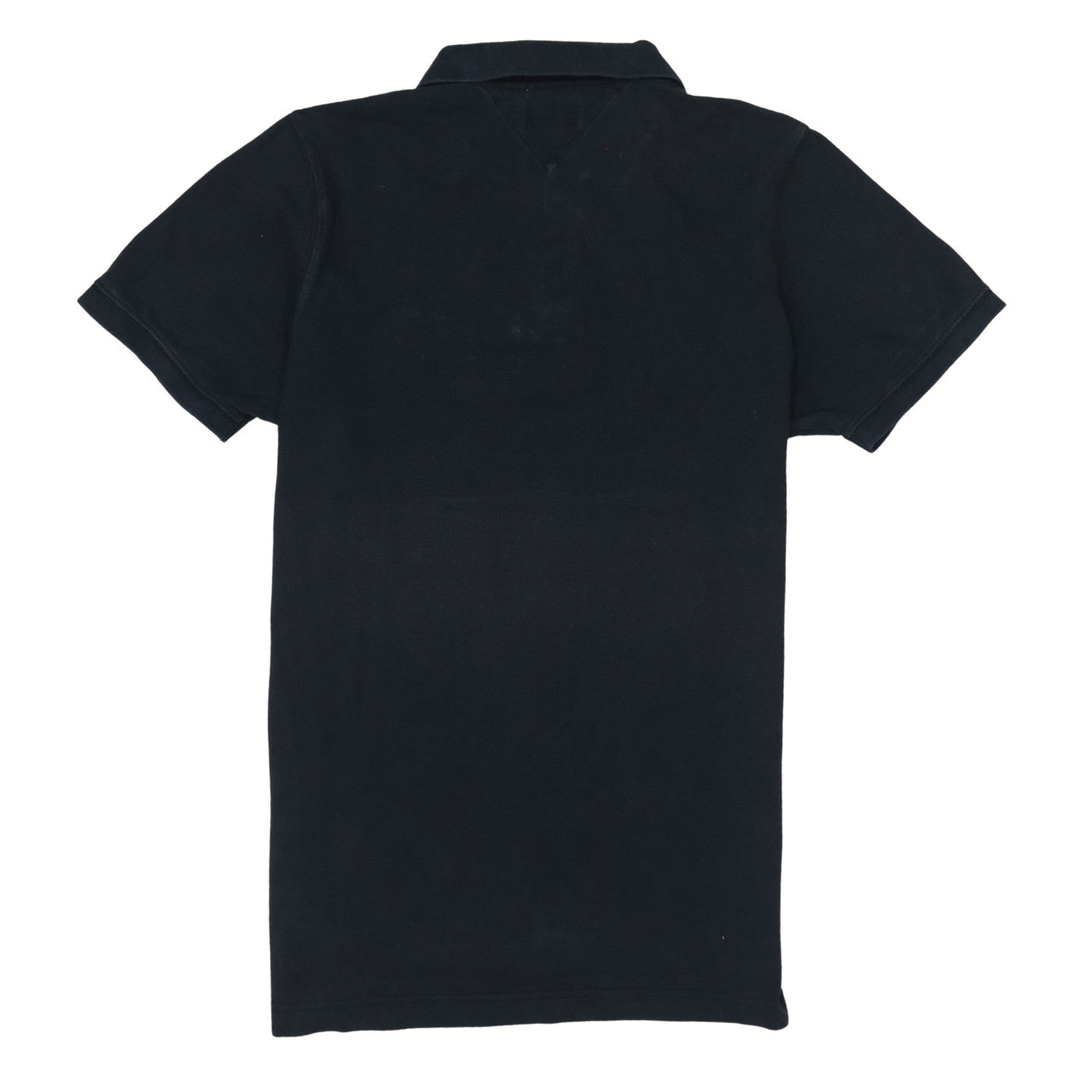 Tommy Hilfiger Men’s Black Cotton Polo Shirt Size L Classic Fit
