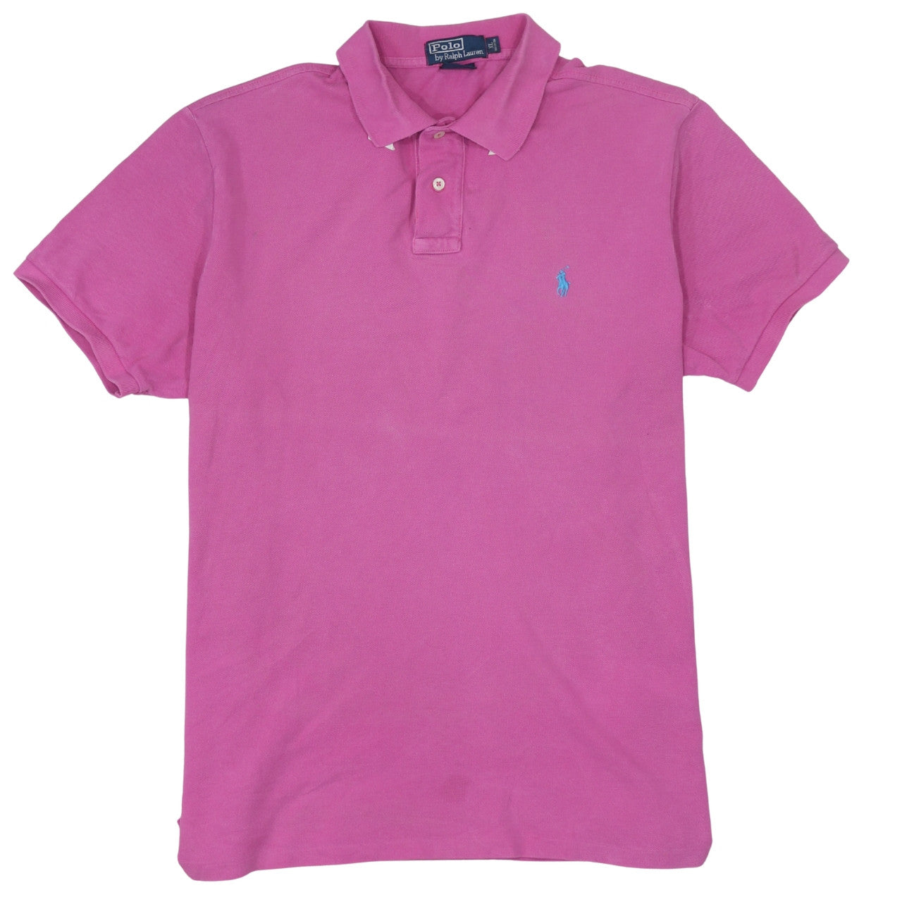 Ralph Lauren Men's Pink Cotton Slim Fit Polo Shirt XL