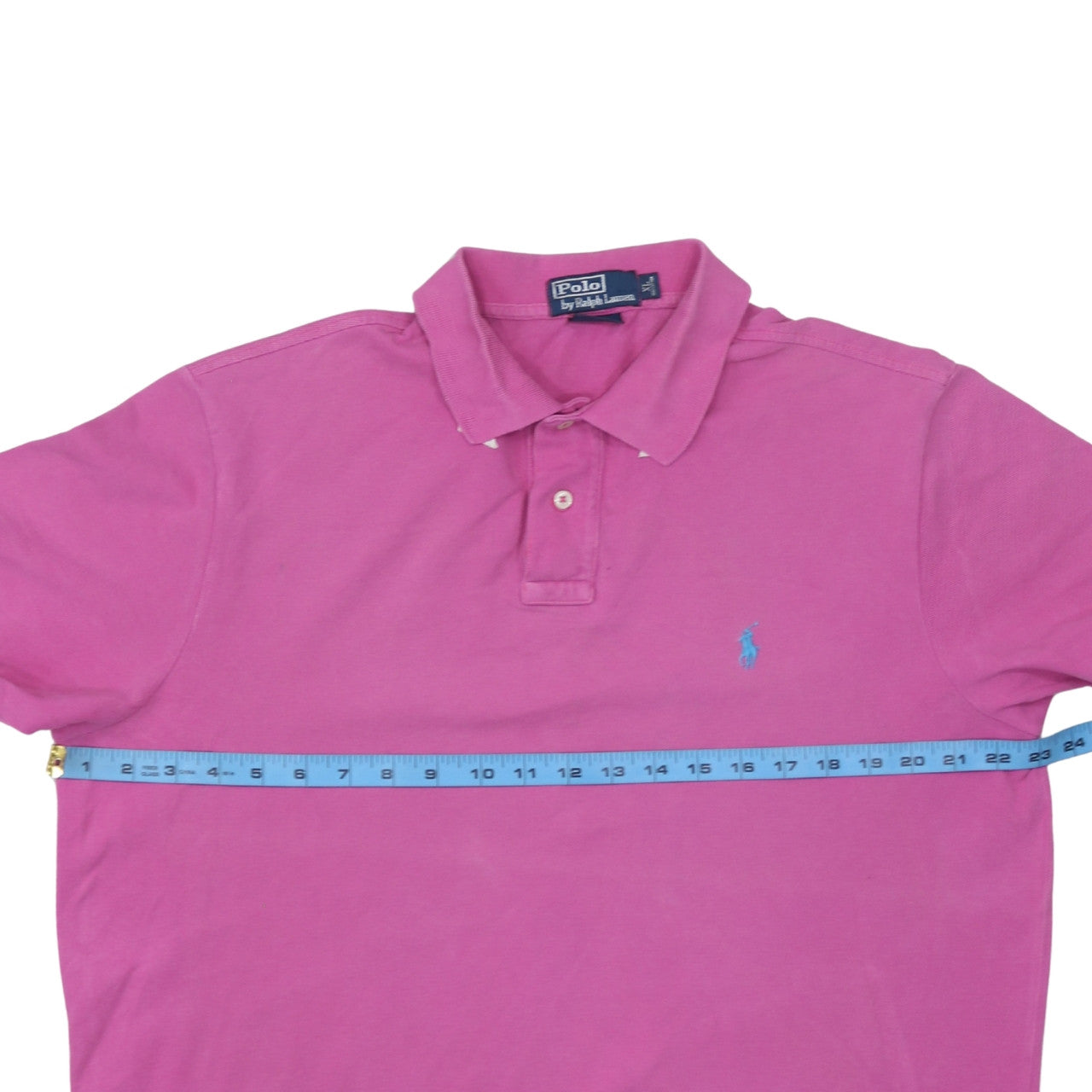 Ralph Lauren Men's Pink Cotton Slim Fit Polo Shirt XL
