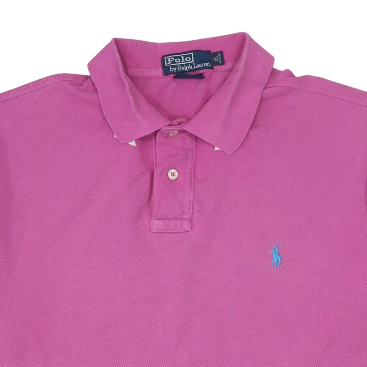Ralph Lauren Men's Pink Cotton Slim Fit Polo Shirt XL