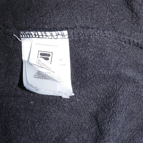 Fila Men’s Black Pullover Hoodie Small Logo Sweatshirt