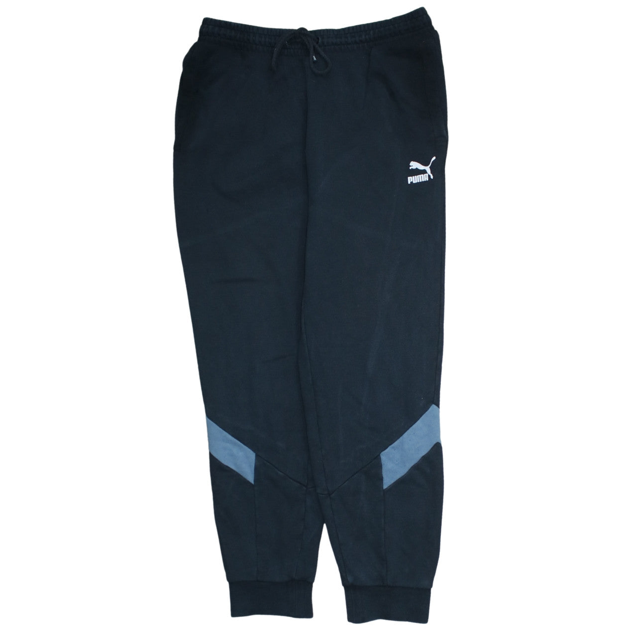 Puma Men's Black Jogger Sweatpants M Cotton Blend Sportswear