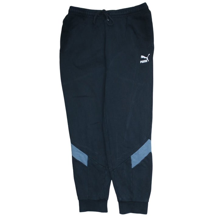 Puma Men's Black Jogger Sweatpants M Cotton Blend Sportswear