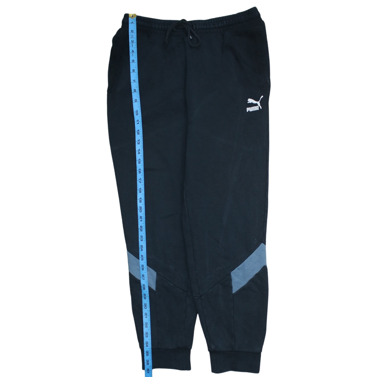 Puma Men's Black Jogger Sweatpants M Cotton Blend Sportswear