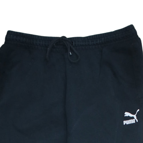 Puma Men's Black Jogger Sweatpants M Cotton Blend Sportswear