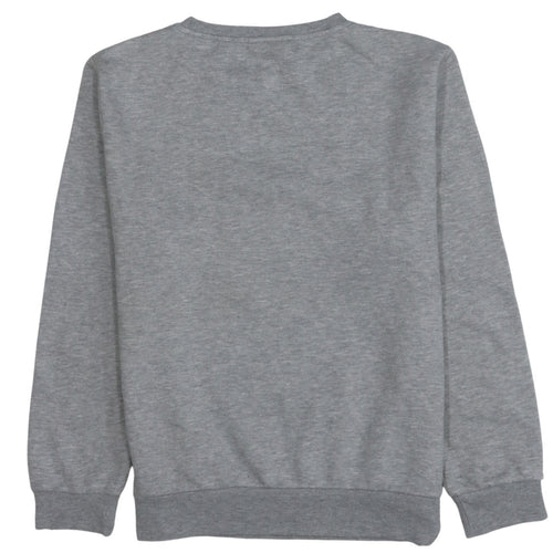 Disney Women Grey Stitch Pullover Sweatshirt Size M