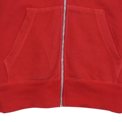 Nike Men's Red Full Zip Hoodie XS - Classic Sportswear