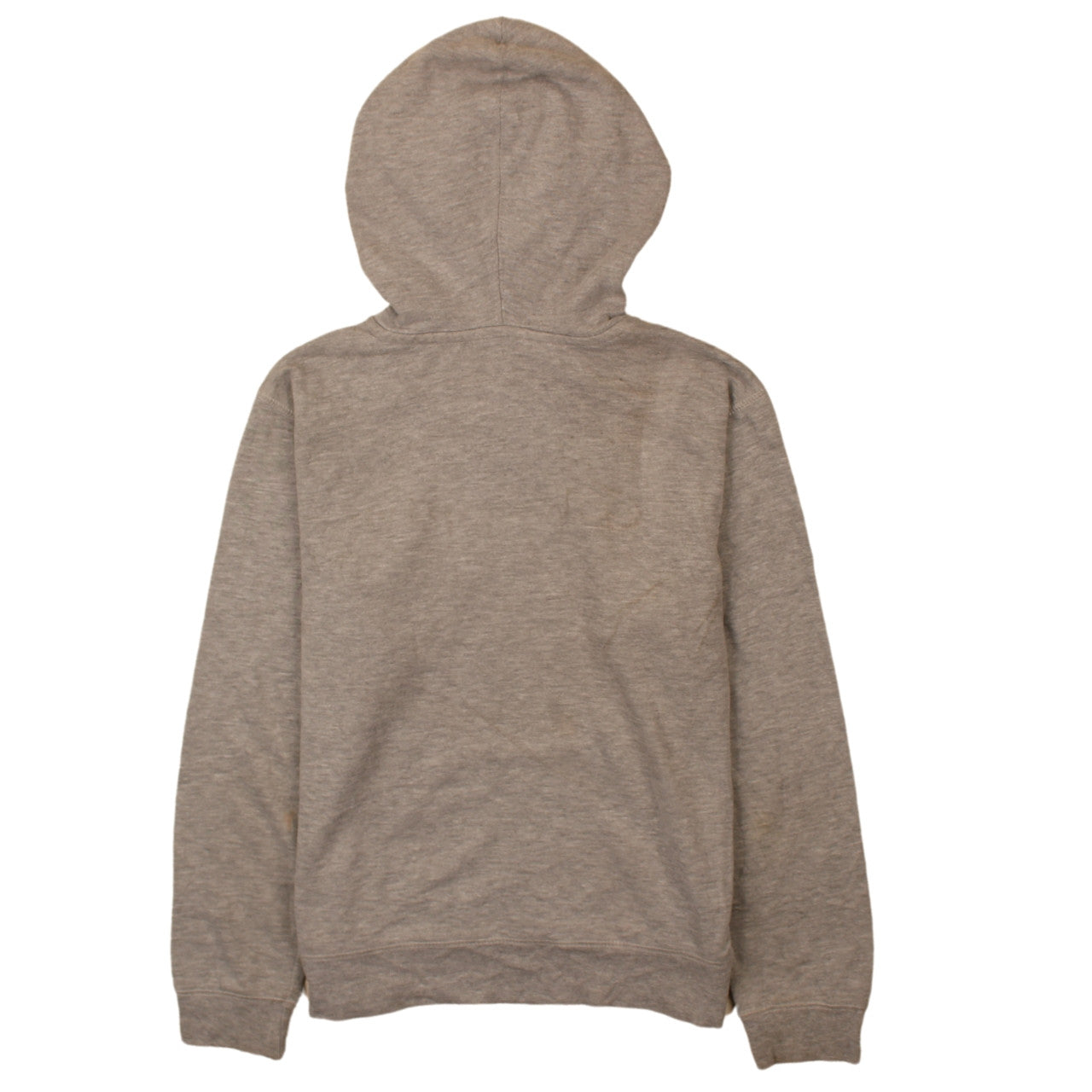 Champion Womens Beige Pullover Hoodie L Logo Graphic Athletic Sweatshirt