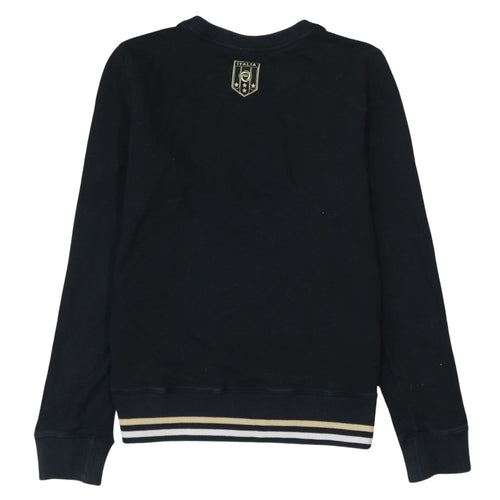Puma Men's Black Italia Sweatshirt 2XL Crew Neck Pullover