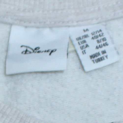 Disney Women Grey Dumbo Graphic Pullover Sweatshirt Size M 12/14