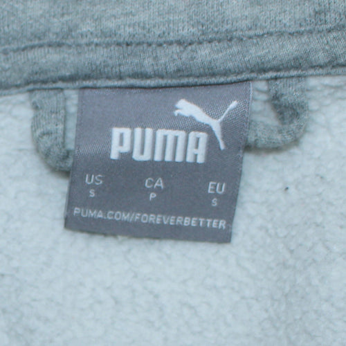 Puma Men's Grey Small Regular Fit Track Jacket Full Zip