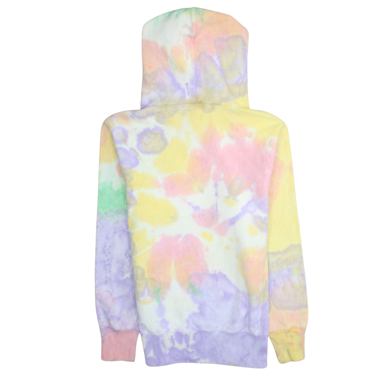 Champion Men's Multicoloured Tie Dye Reverse Weave Pullover Hoodie Size L