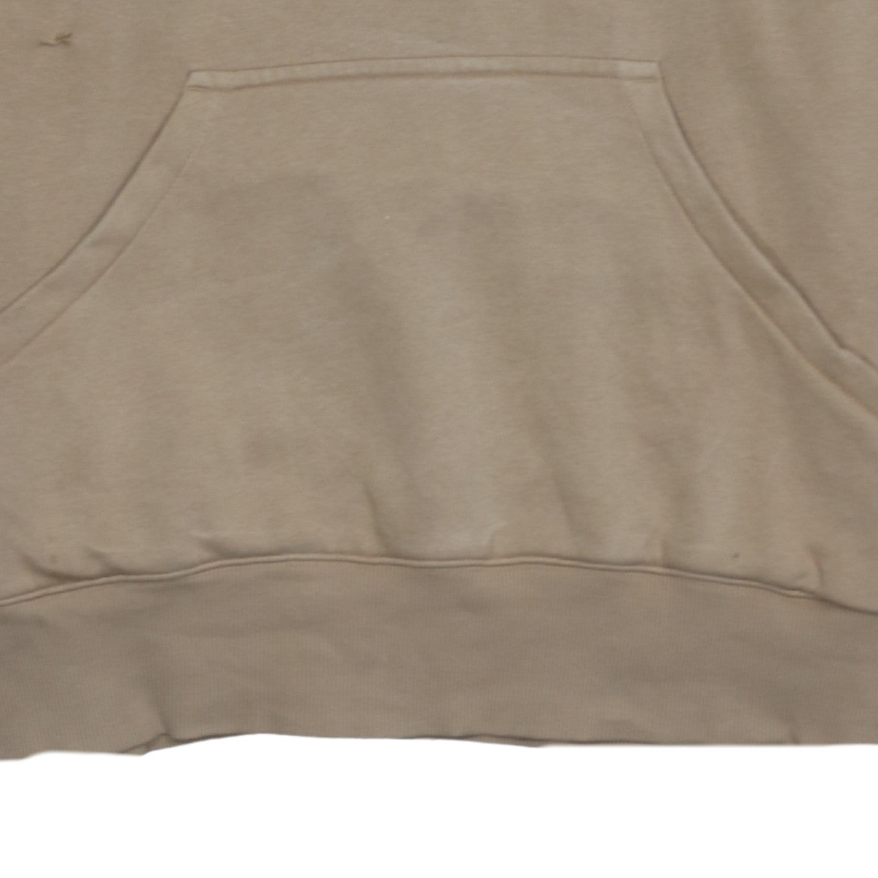 Nike Men's Beige Hoodie Pullover Medium Cotton Blend Classic Fit