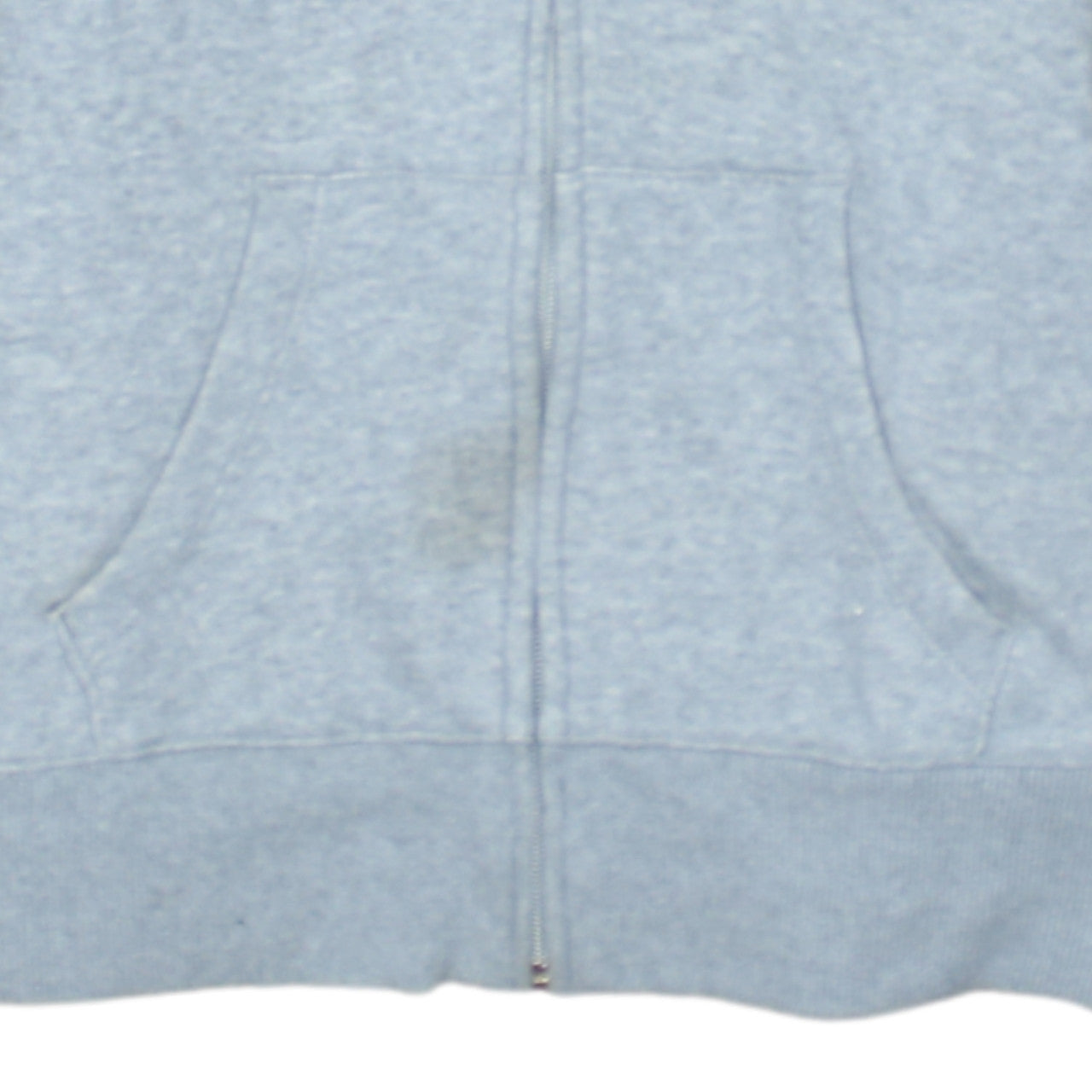 Champion Womens Grey XS Full Zip Hoodie Fleece Cotton Blend