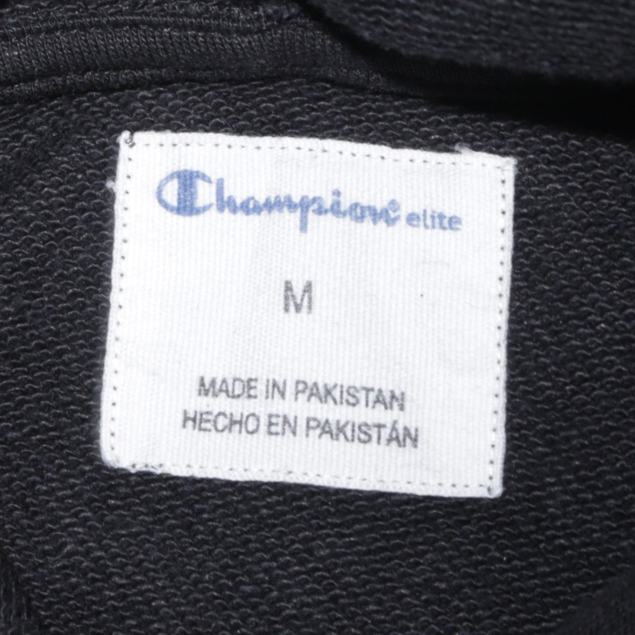 Champion Men’s Black Pullover Hoodie Medium Embroidered Logo