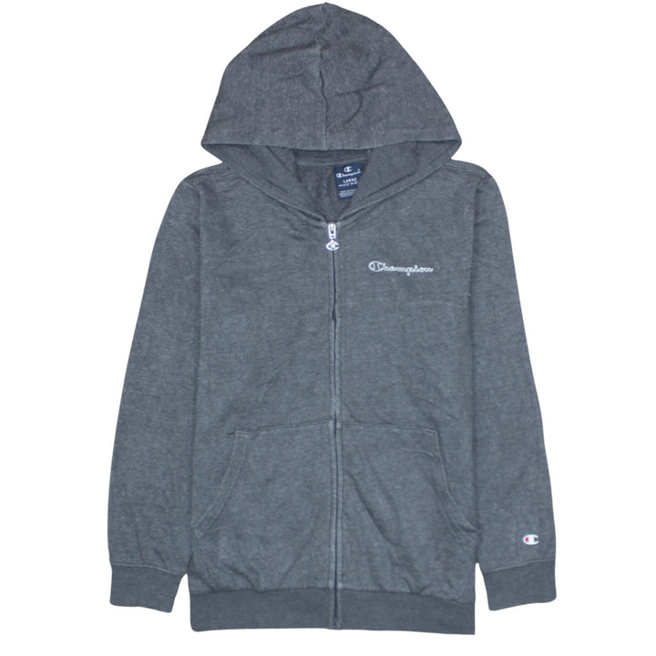 Champion Boys Grey Full Zip Hoodie Size 11-12 Years Regular Fit