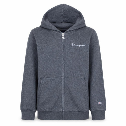 Champion Boys Grey Full Zip Hoodie Size 11-12 Years Regular Fit