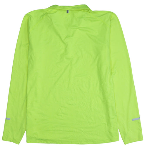 Nike Men's Yellow Dri-Fit 1/4 Zip Pullover Sweatshirt XL
