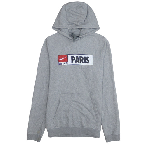 Nike Men's Grey Paris Pullover Hoodie Size S Graphic Print