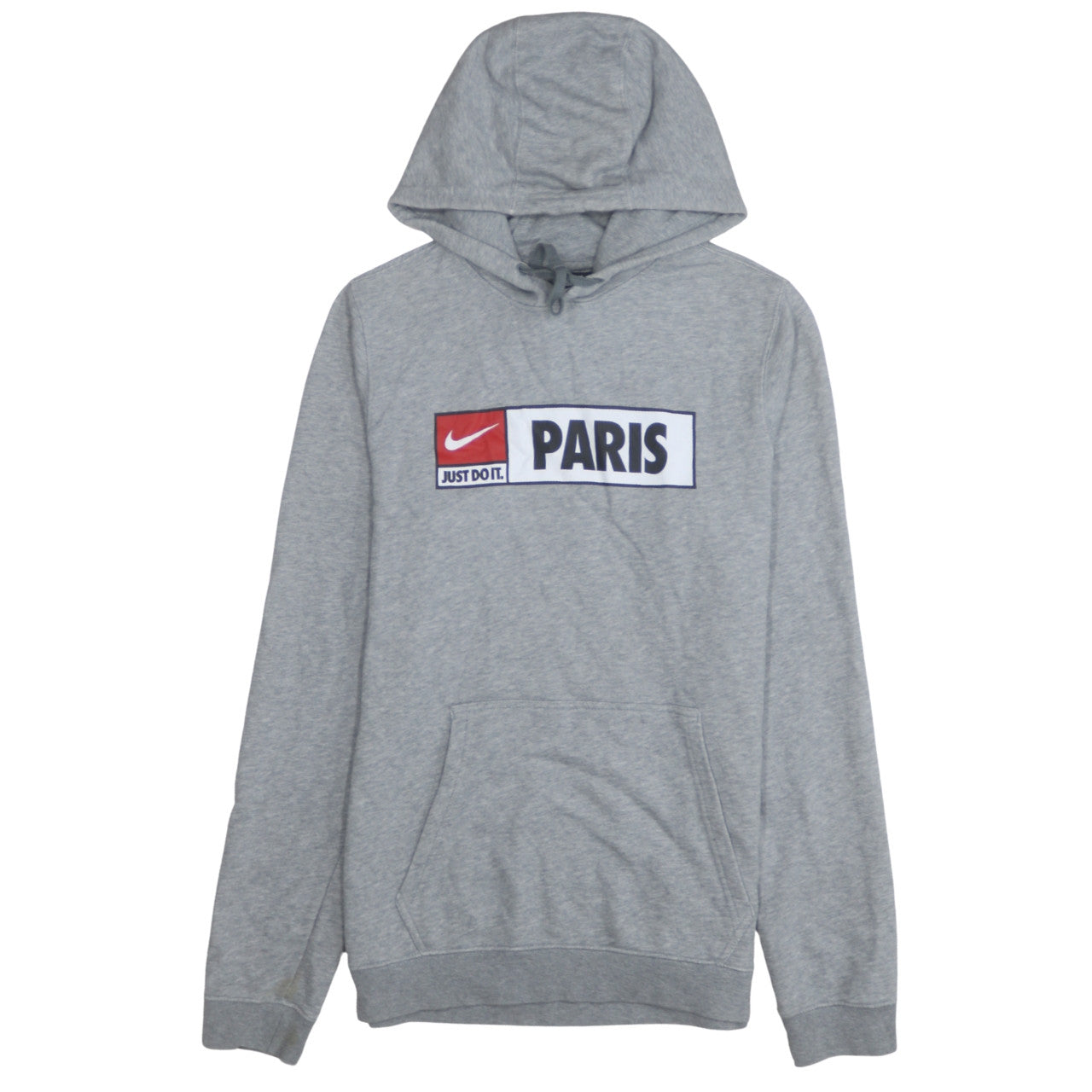 Nike Men's Grey Paris Pullover Hoodie Size S Graphic Print