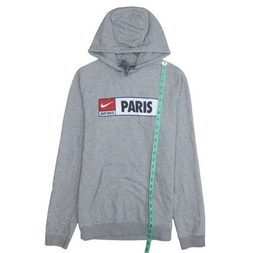 Nike Men's Grey Paris Pullover Hoodie Size S Graphic Print