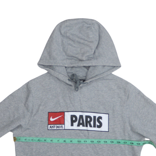 Nike Men's Grey Paris Pullover Hoodie Size S Graphic Print