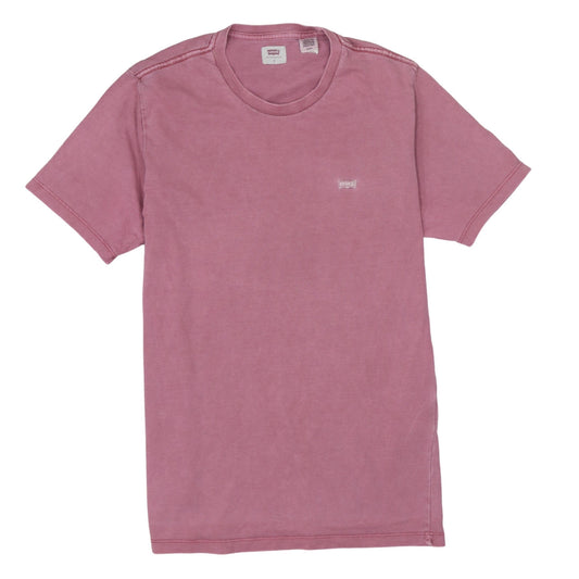Levi's Men's Pink Cotton Crew Neck Short Sleeve T-Shirt Size S