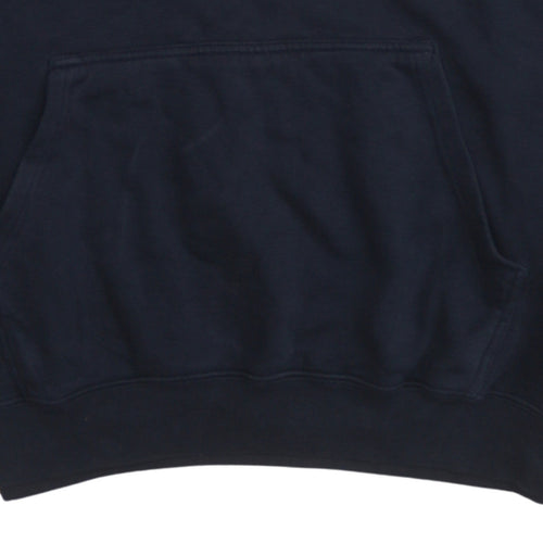 Champion Mens Blue XL Pullover Hoodie Logo Sportswear