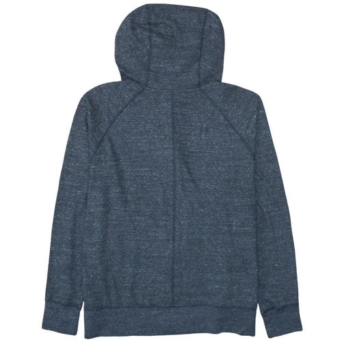 Nike Women's Blue Full Zip Hoodie Size XL Cotton Blend Casual