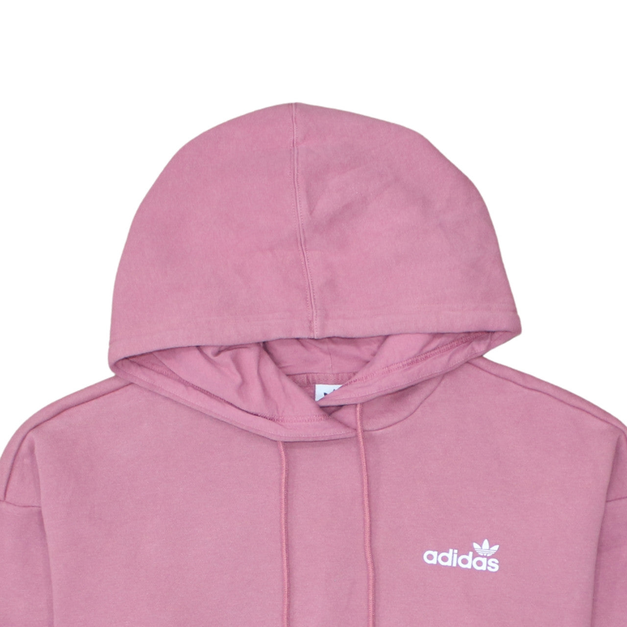 Adidas Womens Pink Pullover Hoodie XS Cotton Blend Casual